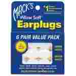 Macks Silicone Earplugs Value Pack 6pr