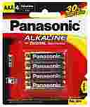 Panasonic AAA Alkaline 4s